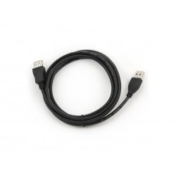 Przedłużacz USB 2.0 | A-A M/F | 0,75m | czarny