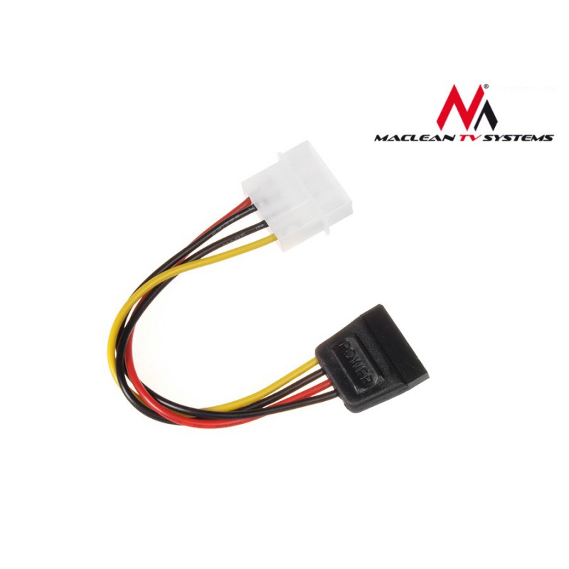 Maclean Kabel adapter zasilania Molex SATA MCTV-63