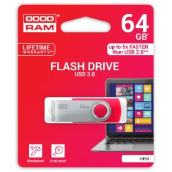 GOODRAM TWISTER Czerwony 64GB USB3.0
