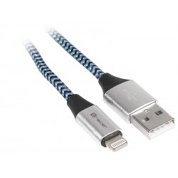 Tracer Kabel USB 2.0 AM lightning 1,0m czarno-nieb