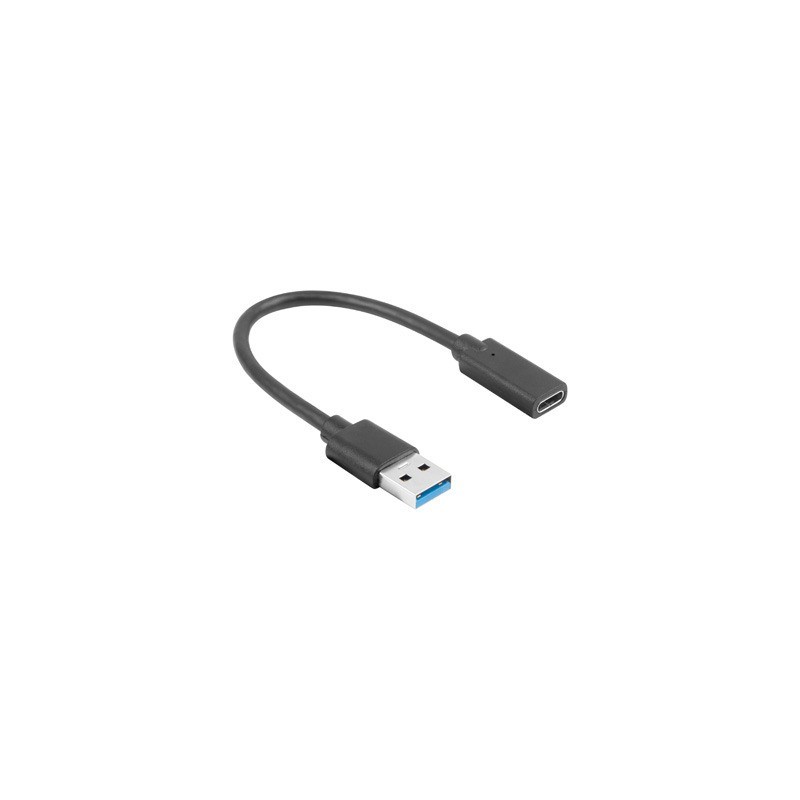 LANBERG Adapter USB TYPE-C(F) AM 3.1 15 cm 