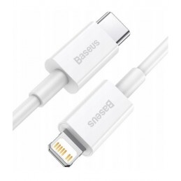 Baseus Kabel USB-C / Lightning iPhone 20W 18W Biał