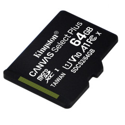 Kingston Karta pamięci microSD 64GB Canvas Select 