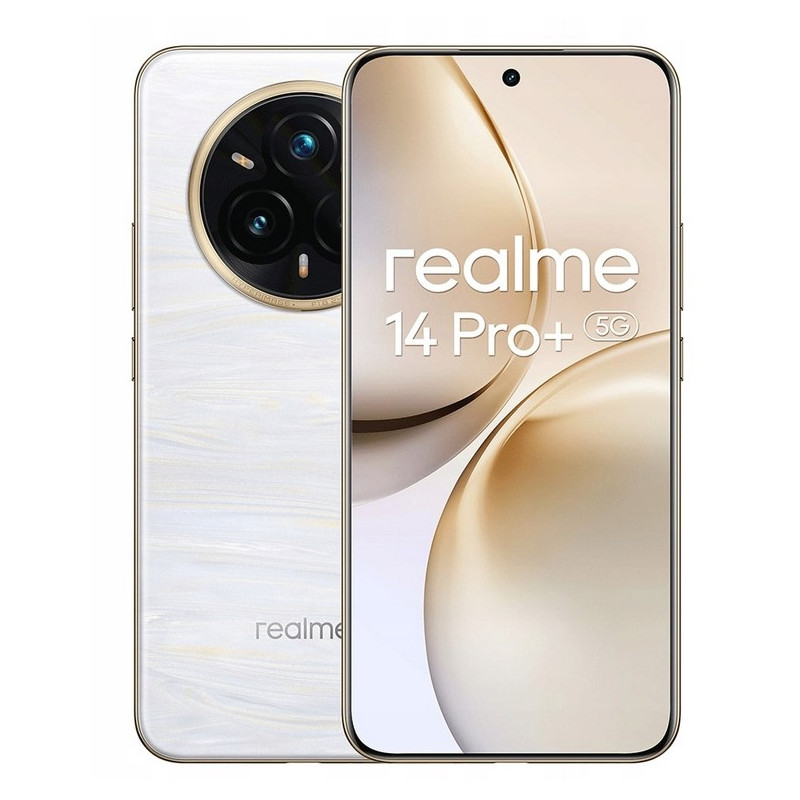 Realme 14 Pro+ 5G 12/512GB Pearl White Perłowy Realme 14 Pro+ 5G 12/512GB Pearl White Perłowy