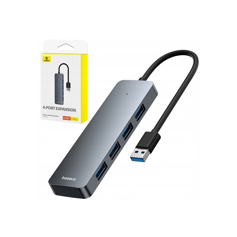 BASEUS HUB USB 4-PORTY KONCENTRATOR ABS USB 3.0 BASEUS HUB USB 4-PORTY KONCENTRATOR ABS USB 3.0