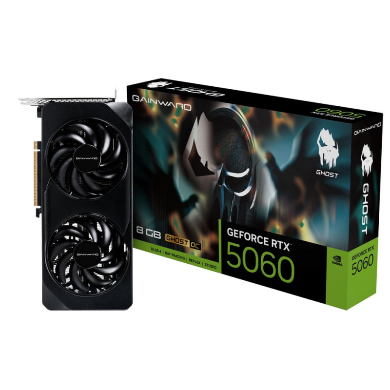 GAINWARD GeForce RTX 5060 Ghost OC 8GB GDDR7 GAINWARD GeForce RTX 5060 Ghost OC 8GB GDDR7